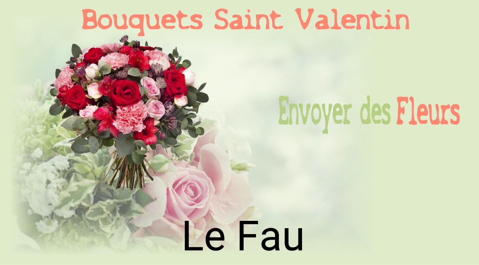 Roses de Saint-Valentin livrées à Le Fau
